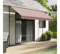 Berkfield Home Replacement Fabric for Awning Valance Brown Stripe 3.5 m Berkfield Home Brown