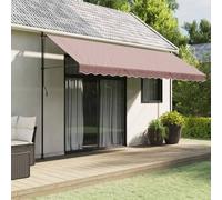 Berkfield Home Replacement Fabric for Awning Valance Brown Stripe 4.5 m Berkfield Home Brown