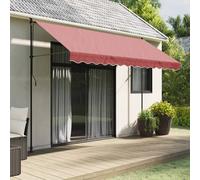 Berkfield Home Replacement Fabric for Awning Valance Burgundy Stripe 3.5 m in Red Berkfield Home Red