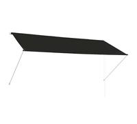 Berkfield Home Retractable Awning 300x150 cm Anthracite in Black Berkfield Home Black 300x150 cm