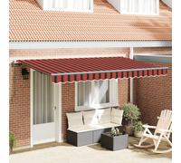 Berkfield Home Retractable Awning Orange / black / yellow Anthracite 4 x 2 m Berkfield Home Orange