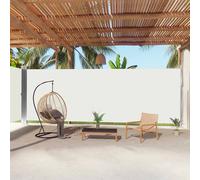 Berkfield Home Retractable Side Awning Cream 220x1000 cm in Off-White Berkfield Home Off-White 220x1000 cm