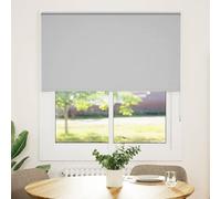 Berkfield Home Roller Blind Blackout Light Grey 155x210 cm Fabric Width 151.6 cm… Berkfield Home Grey 155x210 cm
