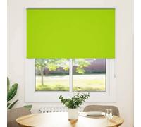 Berkfield Home Roller Blind Blackout Off-White 145x230 cm Fabric Width 141.6 cm… in Green Berkfield Home Green 145x230 cm