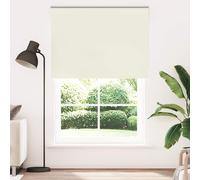 Berkfield Home Roller Blind Blackout Off-White 160x230 cm Fabric Width 156.6 cm Polyester in White Berkfield Home White 160x230 cm