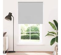 Berkfield Home Roller Blind Blackout Yellow 155x210 cm Fabric Width 151.6 cm Pol… in Grey Berkfield Home Grey 155x210 cm