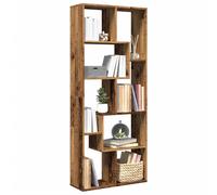 Berkfield Home Room Divider Bookcase Old Wood 67x25x161.5 cm Engineered Wood in Brown Berkfield Home Brown 67x25x161.5 cm