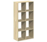 Berkfield Home Room Divider Bookcase Sonoma Oak 69.5x29x137.5 cm Engineered Wood in Light Oak Berkfield Home Light Oak 69.5x29x137.5 cm