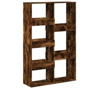 Berkfield Home Room Divider Smoked Oak100x33x155.5 cm Engineered Wood in Brown | Size: 100x33x155.5 cm Berkfield Home Brown 100x33x155.5 cm