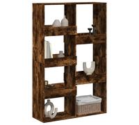 Berkfield Home Room Divider Smoked Oak100x33x155.5 cm Engineered Wood in Brown | Size: 100x33x155.5 cm Berkfield Home Brown 100x33x155.5 cm