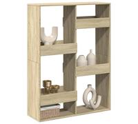 Berkfield Home Room Divider Sonoma Oak 100x33x135 cm Engineered Wood in Brown | Size: 100 x 33 x 135 cm Berkfield Home Brown 100 x 33 x 135 cm