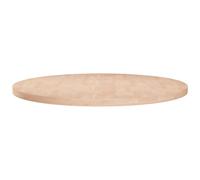 Berkfield Home Round Table Top √ò70x2, 5 cm Untreated Solid Wood Oak in Light Oak Berkfield Home Light Oak