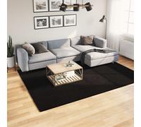 Berkfield Home Rug HUARTE Short Pile Soft & Washable Black 200x280 cm | Size: Medium Berkfield Home Black Medium