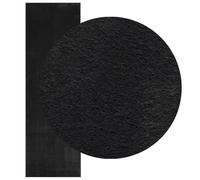 Berkfield Home Rug HUARTE Short Pile Soft & Washable Black 80x250 cm | Size: Medium Berkfield Home Black Medium