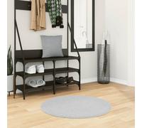 Berkfield Home Rug HUARTE Short Pile Soft & Washable Grey √ò 80 cm | Size: Medium Berkfield Home Grey Medium