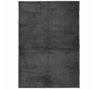 Berkfield Home Rug IZA Short Pile Scandinavian Look Anthracite 240x340 cm in Charcoal | Size: Medium Berkfield Home Charcoal Medium