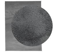 Berkfield Home Rug OVIEDO Short Pile Anthracite 240x340 cm in Dark Grey | Size: Medium Berkfield Home Dark Grey Medium