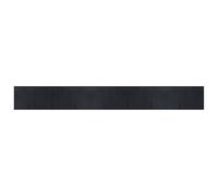 Berkfield Home Rug Rectangular Black 60x500 cm Bamboo | Size: Medium Berkfield Home Black Medium