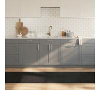 Berkfield Home Rug Rectangular Black 70x500 cm Bamboo | Size: Medium Berkfield Home Black Medium