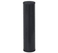 Berkfield Home Rug Rectangular Black70x400 cm Bamboo in Black | Size: Medium Berkfield Home Black Medium