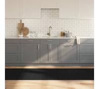 Berkfield Home Rug Rectangular Black80x400 cm Bamboo in Black | Size: Medium Berkfield Home Black Medium