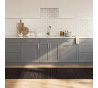 Berkfield Home Rug Rectangular Dark Brown80x1000 cm Bamboo in Brown | Size: Medium Berkfield Home Brown Medium