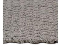 Berkfield Home Rug Rectangular Grey 160x230 cm Cotton | Size: 100 cm diameter Berkfield Home Grey 100 cm diameter