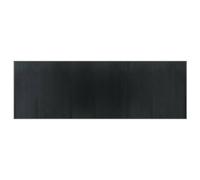 Berkfield Home Rug Rectangular Grey100x300 cm Bamboo in Charcoal | Size: Medium Berkfield Home Charcoal Medium