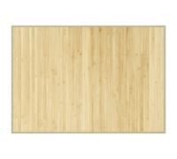 Berkfield Home Rug Rectangular Light Natural70x100 cm Bamboo | Size: Medium Berkfield Home Multicolor Medium
