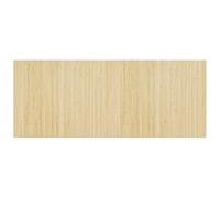 Berkfield Home Rug Rectangular Light Nature 80x200 cm Bamboo in Beige | Size: Medium Berkfield Home Beige Medium