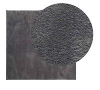 Berkfield Home Rug Short Pile Soft & Washable Anthracite 240x240 cm in Dark Grey | Size: 100 cm diameter Berkfield Home Dark Grey 100 cm diameter