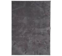 Berkfield Home Rug Short Pile Soft & Washable Anthracite 240x340 cm in Dark Grey | Size: 100 cm diameter Berkfield Home Dark Grey 100 cm diameter