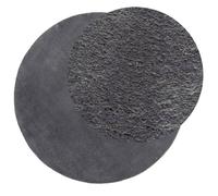 Berkfield Home Rug Short Pile Soft & Washable Anthracite Ã˜ 120 cm in Charcoal | Size: 100 cm diameter Berkfield Home Charcoal 100 cm diameter