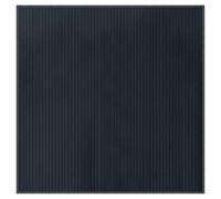 Berkfield Home Rug Square Grey100x100 cm Bamboo in Grey | Size: Medium Berkfield Home Grey Medium