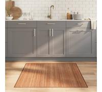 Berkfield Home Rug Square Natural100x100 cm Bamboo in Brown | Size: Medium Berkfield Home Brown Medium