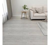 Berkfield Home Self-adhesive Flooring Planks 20 pcs PVC 1.86 m¬≤ Light Grey Berkfield Home Grey