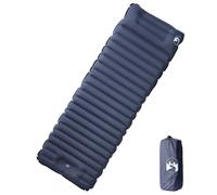 Berkfield Home Self Inflating Camping Mattress with Pillow 1-Person Grey in Dark Navy Berkfield Home Dark Navy