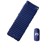Berkfield Home Self Inflating Camping Mattress with Pillow 1-Person Navy Blue Berkfield Home Blue