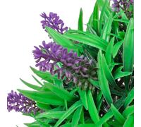 Berkfield Home Set of 2 Artificial Boxwood Ball with Lavender 28 cm in Green Berkfield Home Green