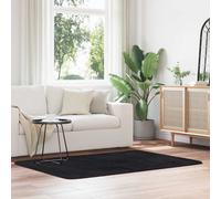Berkfield Home Shaggy Rug High Pile NAVARRA Black 120x170 cm Polyester | Size: Medium Berkfield Home Black Medium