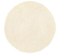 Berkfield Home Shaggy Rug High Pile NAVARRA Cream 120x120 cm Polyester | Size: Medium Berkfield Home Cream Medium