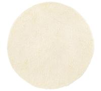 Berkfield Home Shaggy Rug High Pile NAVARRA Cream 240x240 cm Polyester | Size: Medium Berkfield Home Cream Medium