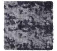 Berkfield Home Shaggy Rug High Pile NAVARRA Dark Grey 240x240 cm Polyester | Size: Medium Berkfield Home Grey Medium