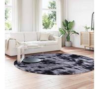 Berkfield Home Shaggy Rug High Pile NAVARRA Dark Grey 240x240 cm Polyester | Size: Medium Berkfield Home Grey Medium