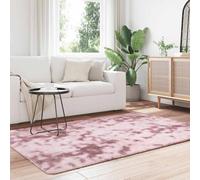 Berkfield Home Shaggy Rug High Pile NAVARRA Dusty Pink 130x200 cm Polyester | Size: Medium Berkfield Home Pink Medium