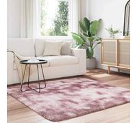 Berkfield Home Shaggy Rug High Pile NAVARRA Dusty Pink 160x160 cm Polyester | Size: Medium Berkfield Home Pink Medium