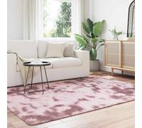Berkfield Home Shaggy Rug High Pile NAVARRA Dusty Pink 160x230 cm Polyester | Size: Medium Berkfield Home Pink Medium
