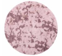 Berkfield Home Shaggy Rug High Pile NAVARRA Dusty Pink 200x200 cm Polyester | Size: Medium Berkfield Home Pink Medium