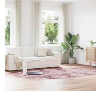 Berkfield Home Shaggy Rug High Pile NAVARRA Dusty Pink 300x200 cm Polyester | Size: Medium Berkfield Home Pink Medium