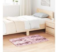 Berkfield Home Shaggy Rug High Pile NAVARRA Dusty Pink 60x100 cm Polyester | Size: Medium Berkfield Home Pink Medium